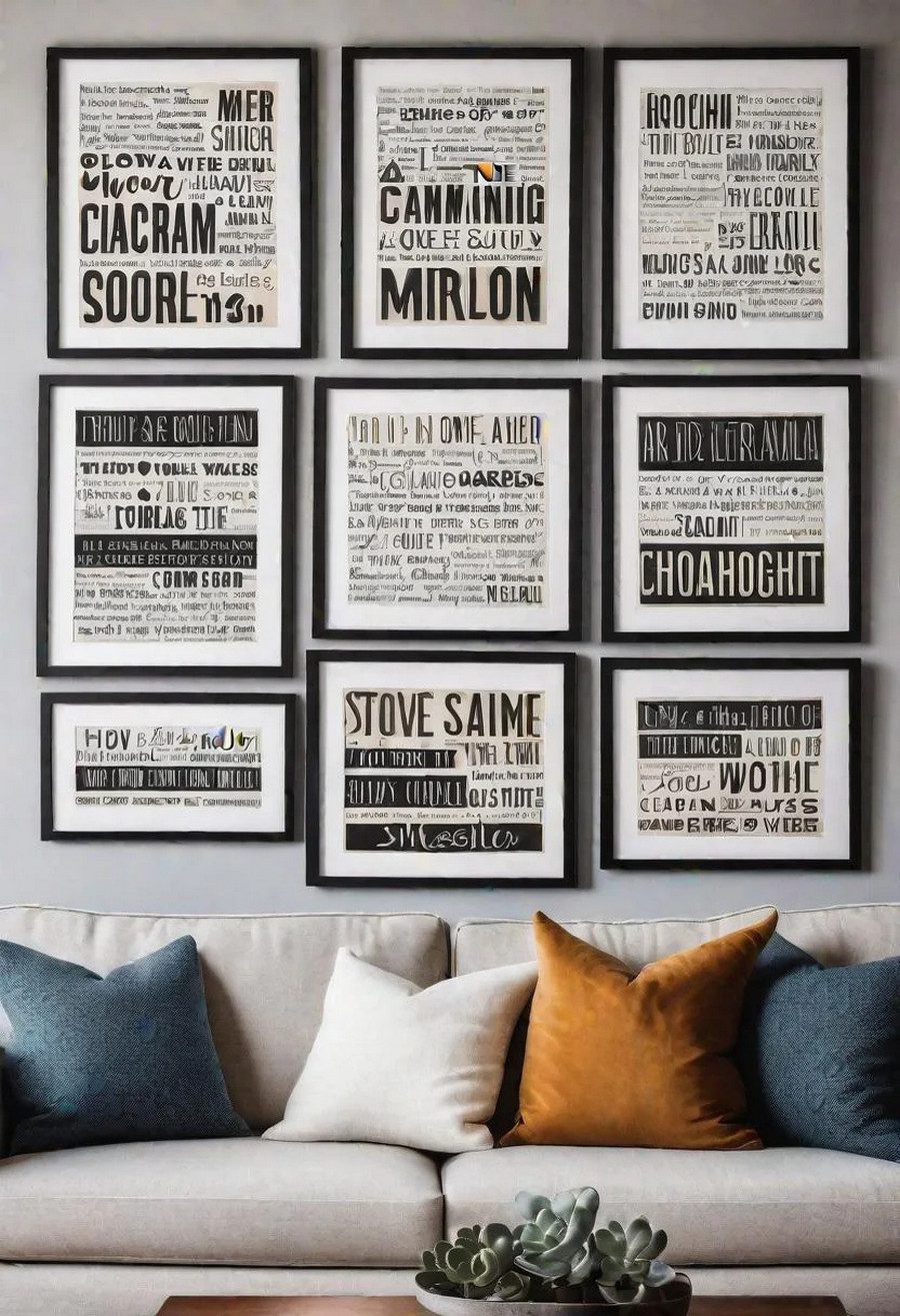 28. Bold Typographic Quote Art