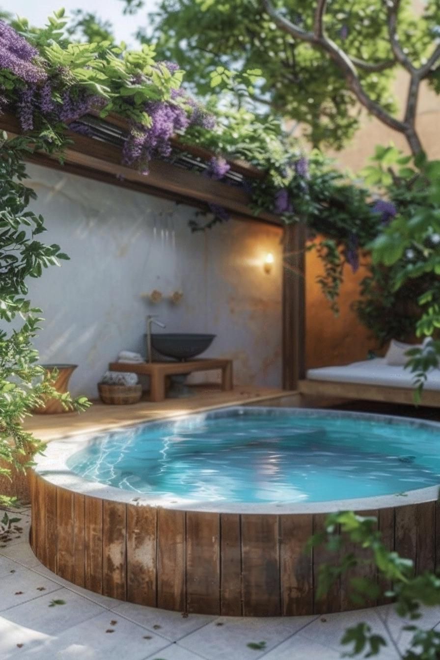 14. Poolside Garden and Poolhouse Ideas - photo 3