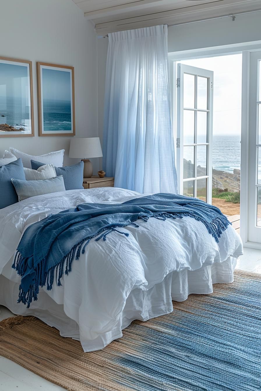 9. Seaside Ombre Curtain Ideas - photo 2