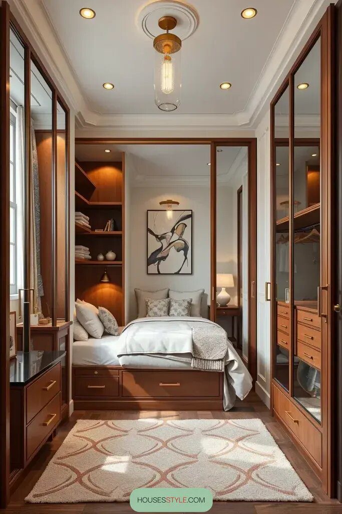 Walk-in Closet Ideas for Small Bedrooms