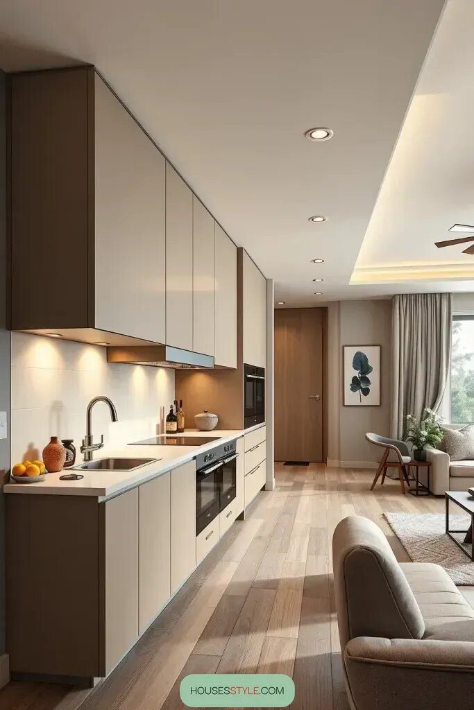 Kitchens Designed to Blend Into the Wall