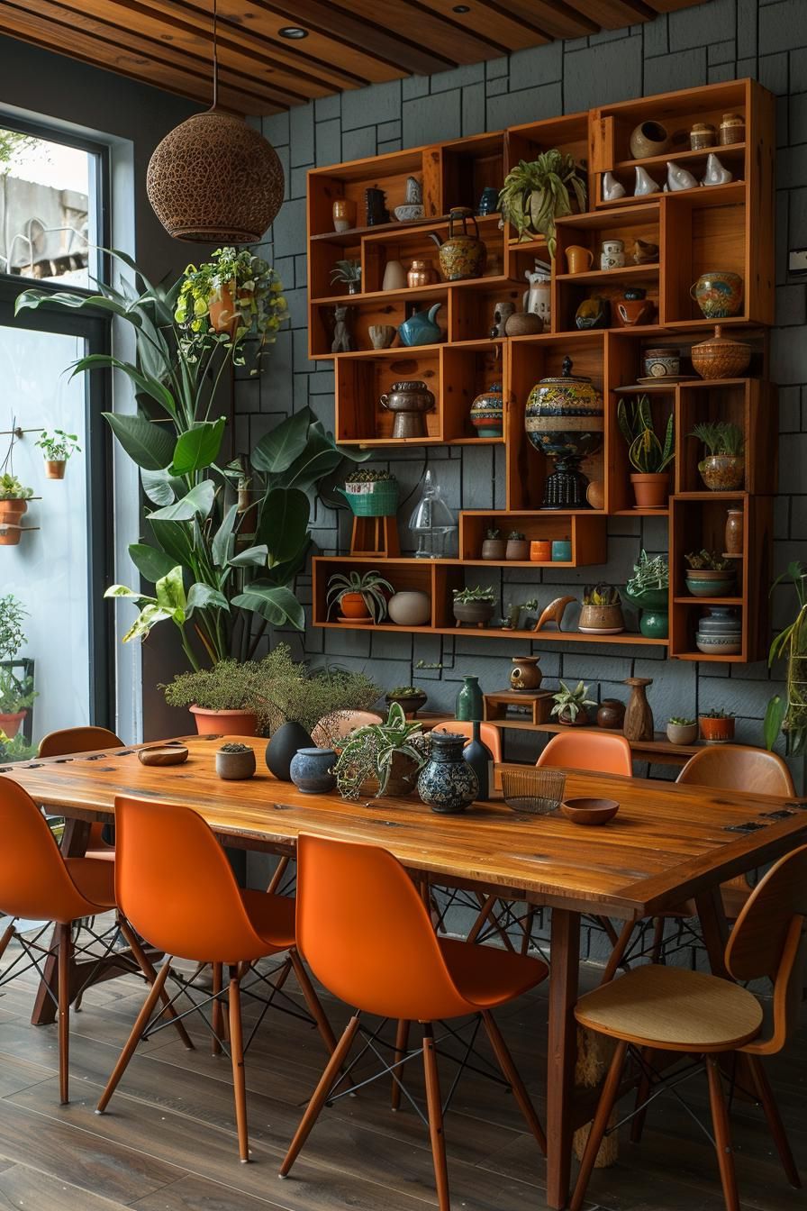12. Flexible Shelving for Mid-Century Rooms