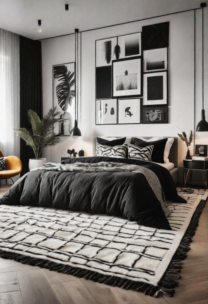 19. Eclectic Black and White Styling