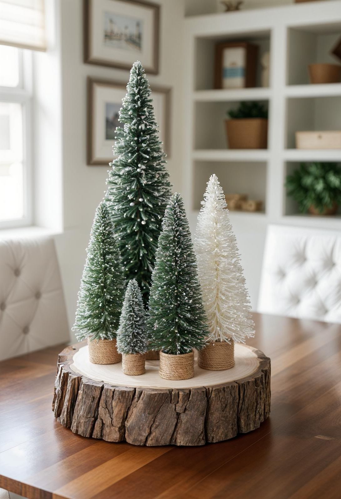 3. Rustic Wood Slice Centerpiece - photo 3