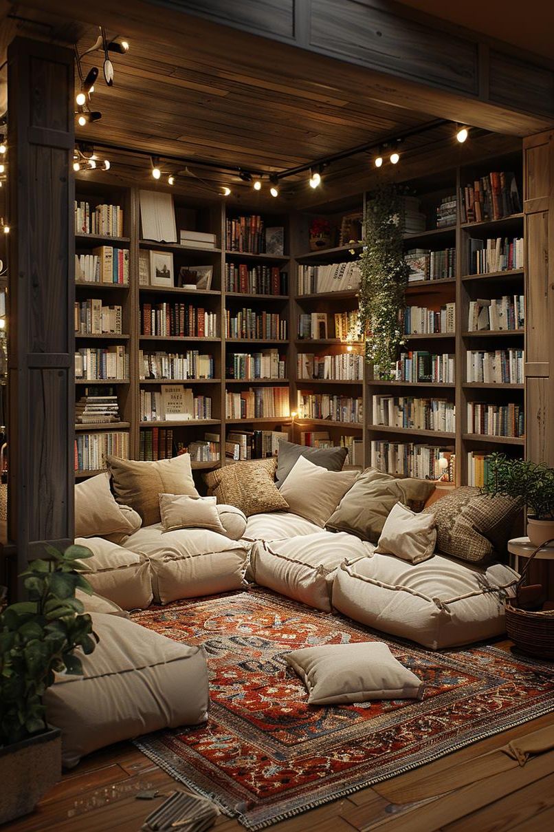 11. Cozy Reading Nook Setup