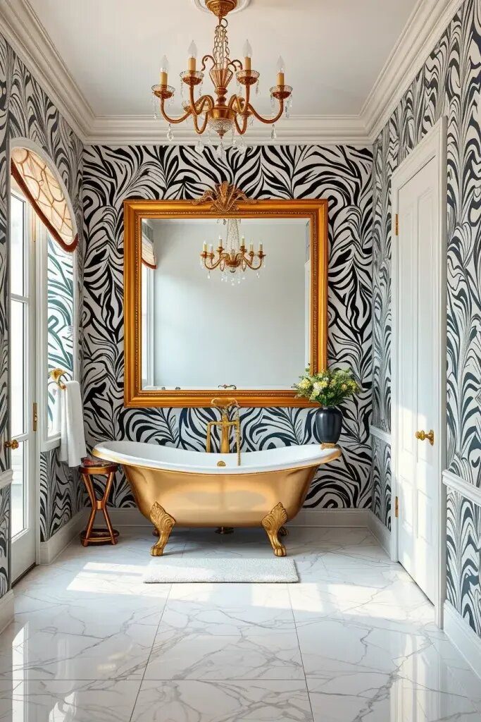 Metallic Accents Paired With Animal Prints