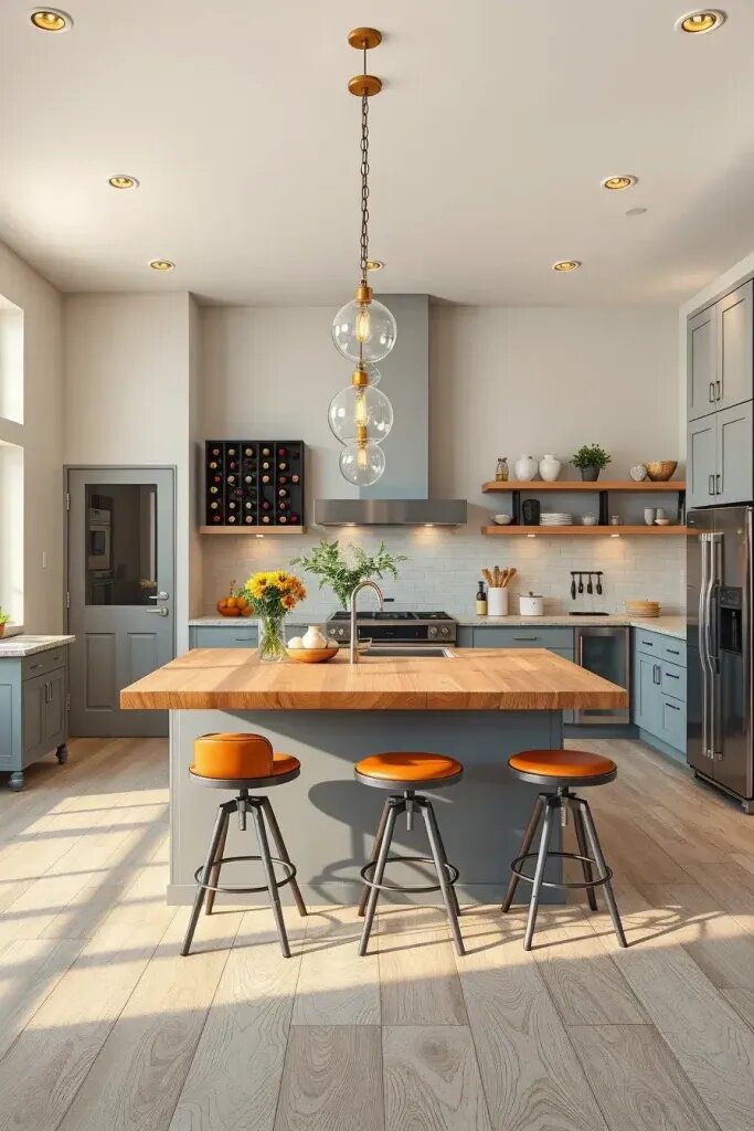 Free-Standing Kitchen Islands With Character - photo 2