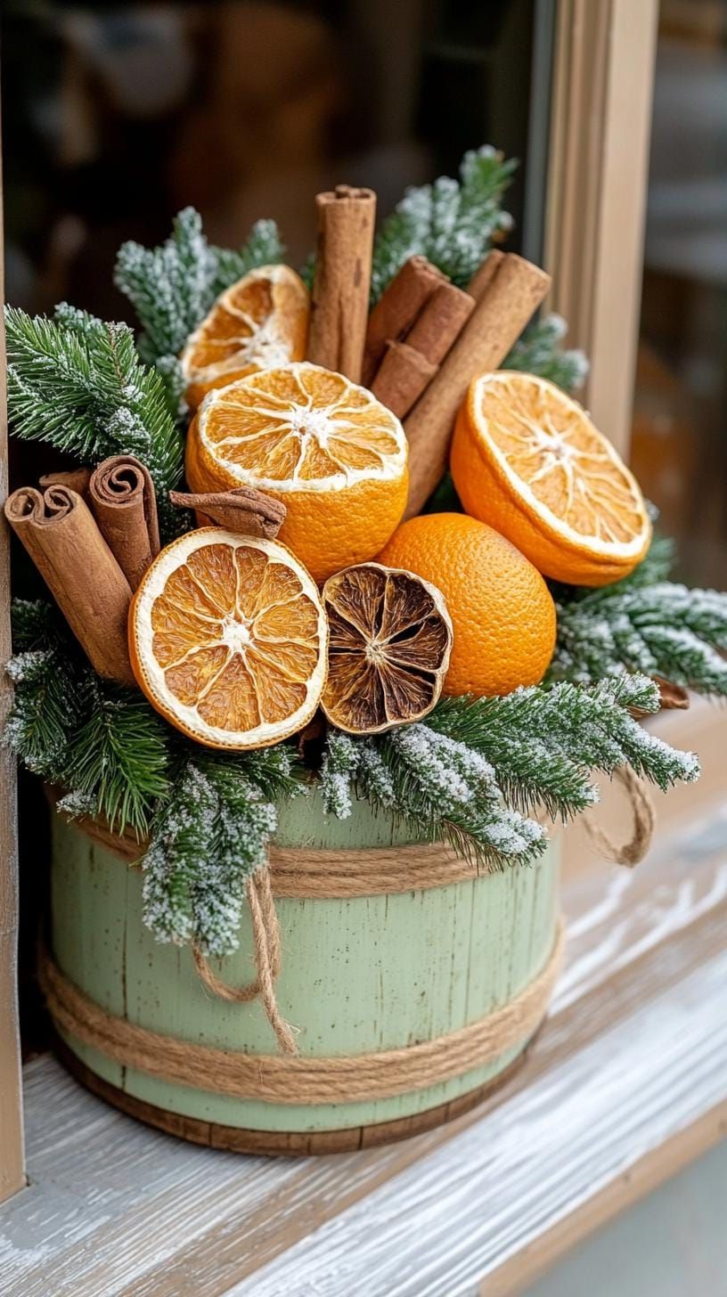 9. Festive Window Garland Inspiration - photo 2