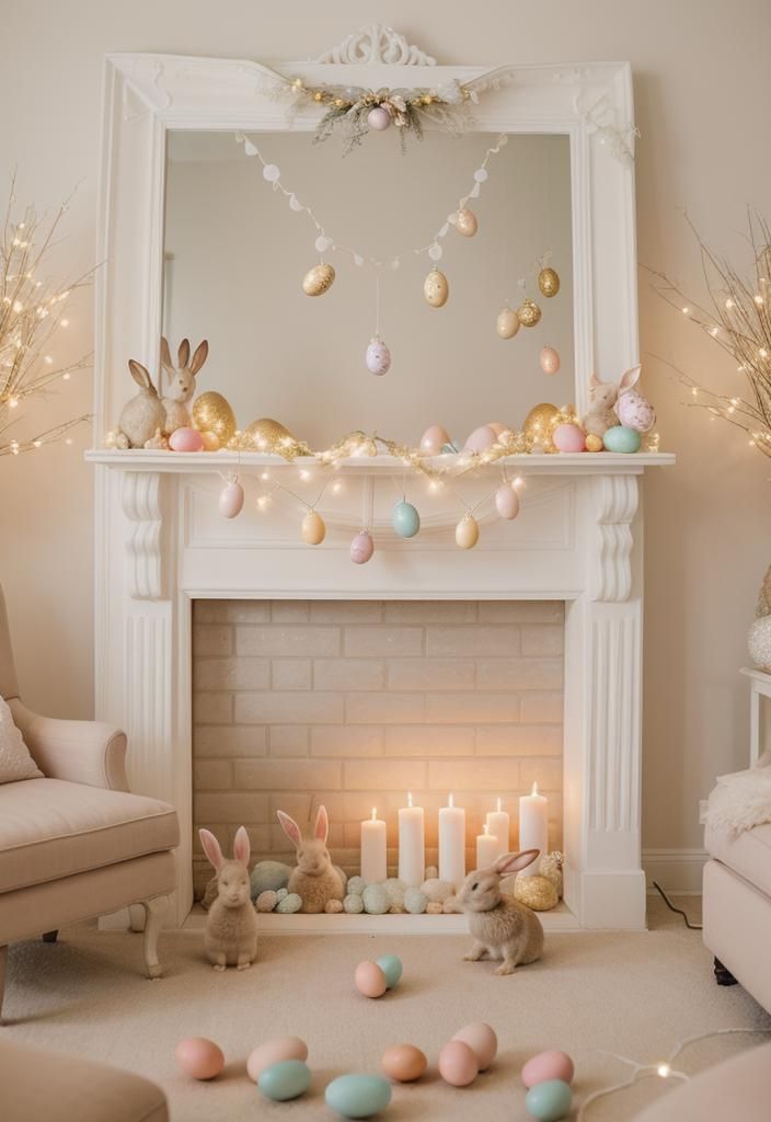 6. Festive Easter Fairy Lights