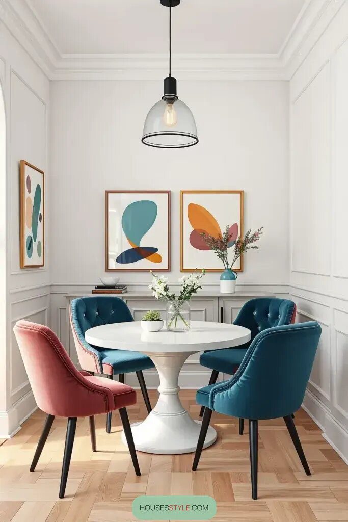Bring Color Into Your Dining Room With Bold Chairs