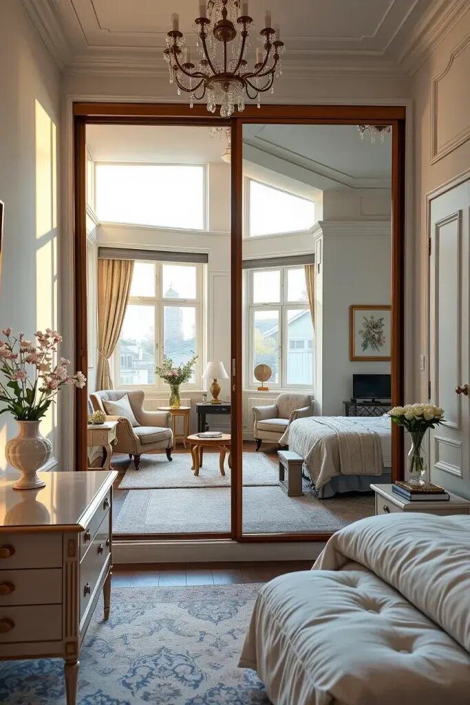 How Mirrors Make a Small Bedroom Feel Larger
