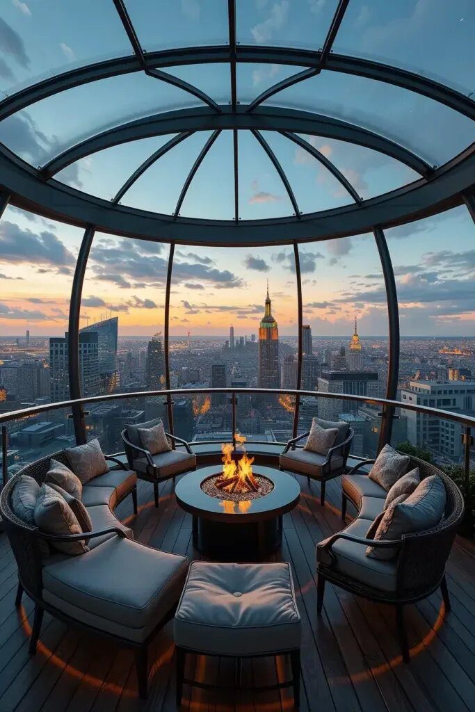 Round Balconies With Panoramic Views