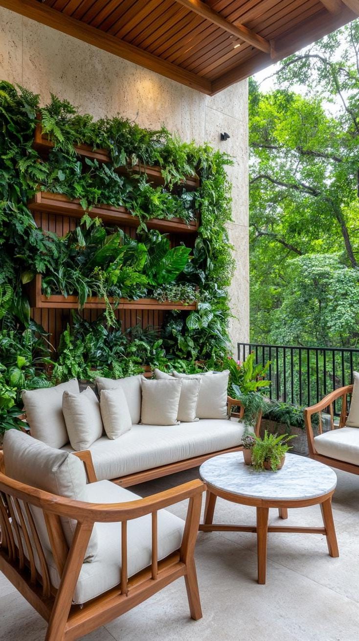 34. Green Wall Patio with a Plant Shelf - photo 3