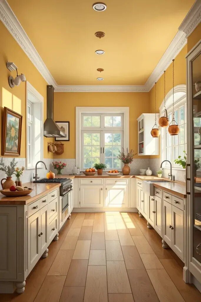 Butter Yellow Walls That Radiate Warmth