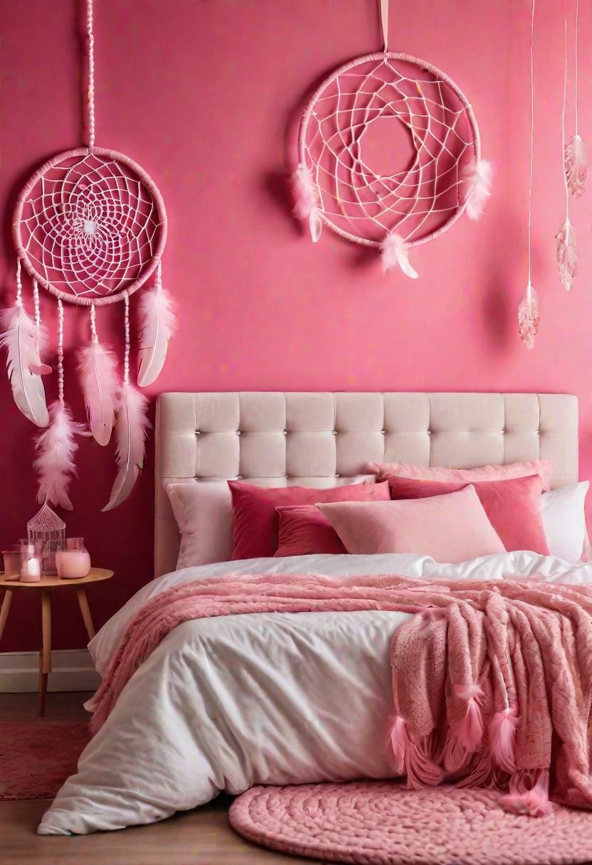 47. Dream Catcher Above a Pink Bed