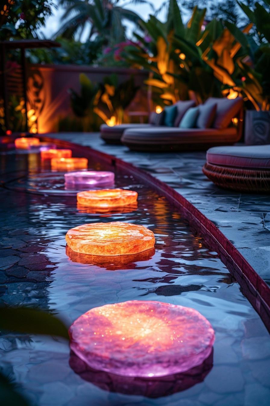10. Glowing LED Pool Float Ideas - photo 2
