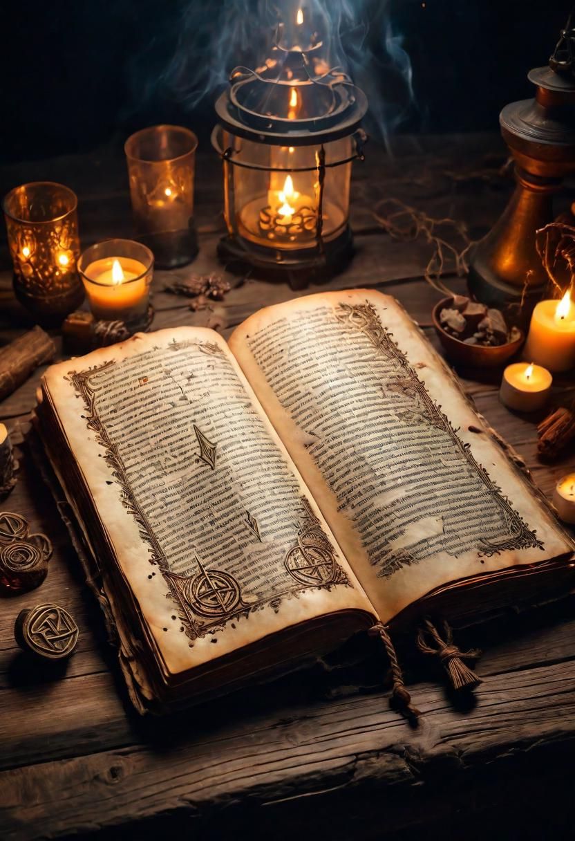 8. Enchanted LED Spell Book Decor - photo 2