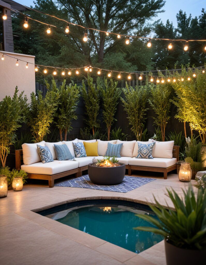 Poolside Lounge Areas for a Calm Vibe