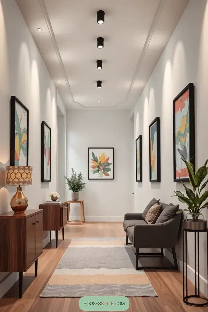 Placing Artwork Well In Narrow Hallways