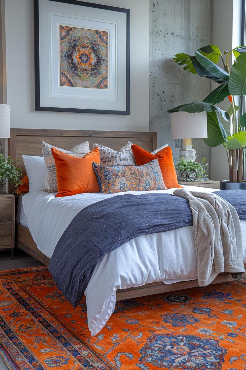7. Vibrant Teenage Bedroom Eclecticism - photo 2