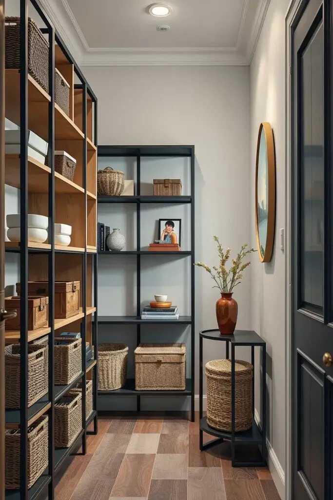 Creative Storage Solutions for a Stylish Hallway