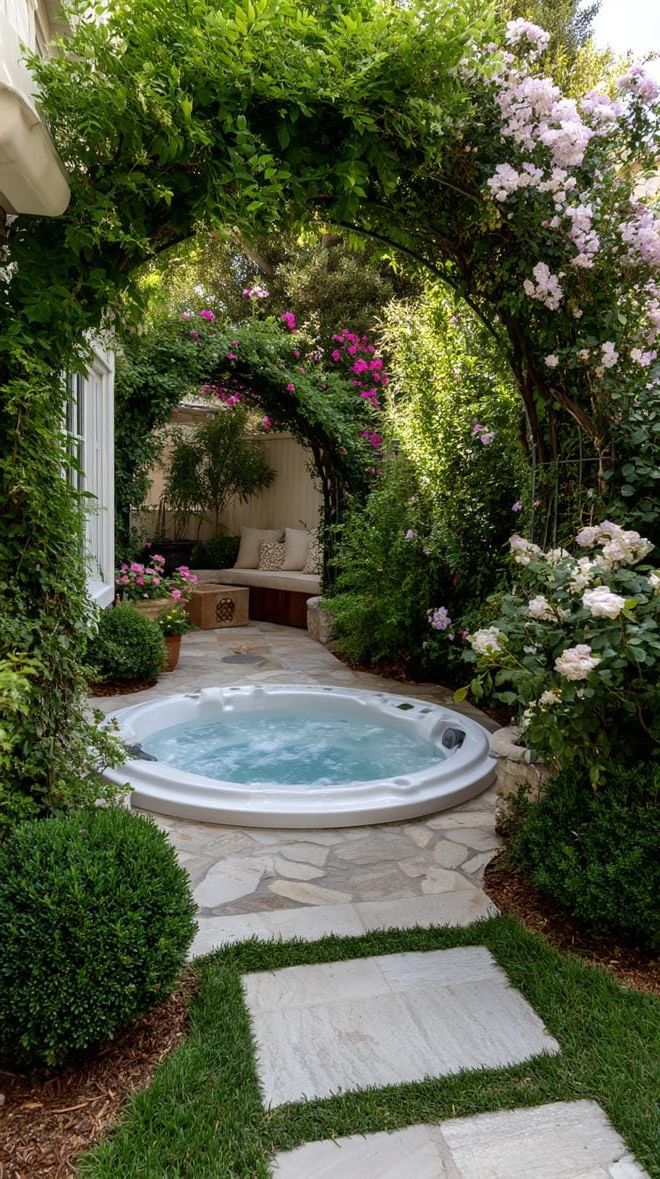 7. Have You Seen The Cozy Hidden Hot Tub Nook In Our Backyard Garden? - photo 2