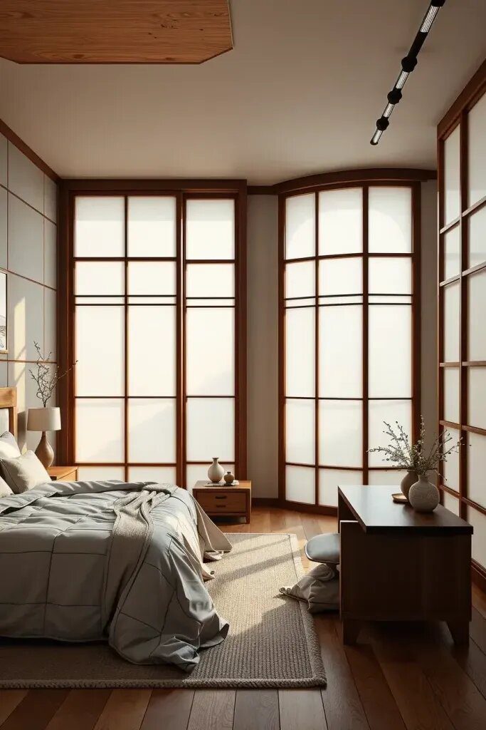 Sliding Panels Inspired by Shoji Screens