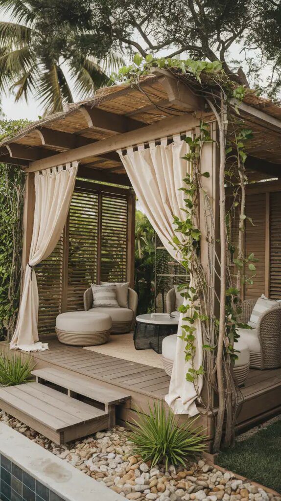 Breezy Pergola and Pavilion Combo Ideas - photo 2