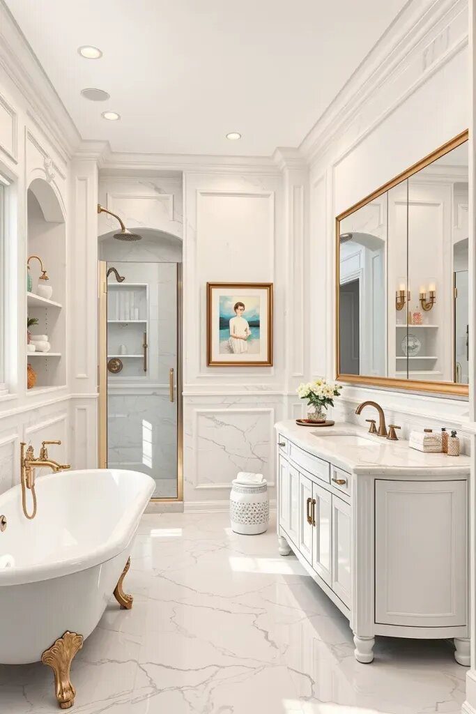 Clean Lines with White Marble Surfaces - photo 2