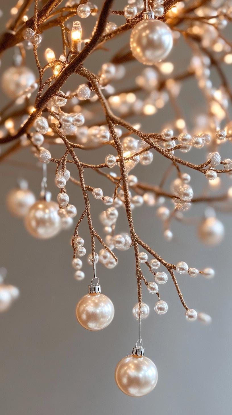10. Pearl Strand Tree Decor - photo 2