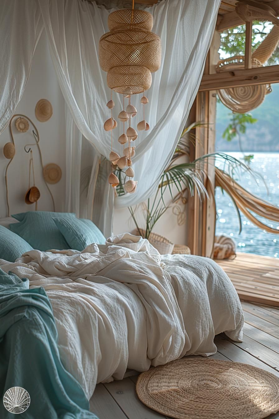 16. Seashell Wind Chime Window Decor - photo 2