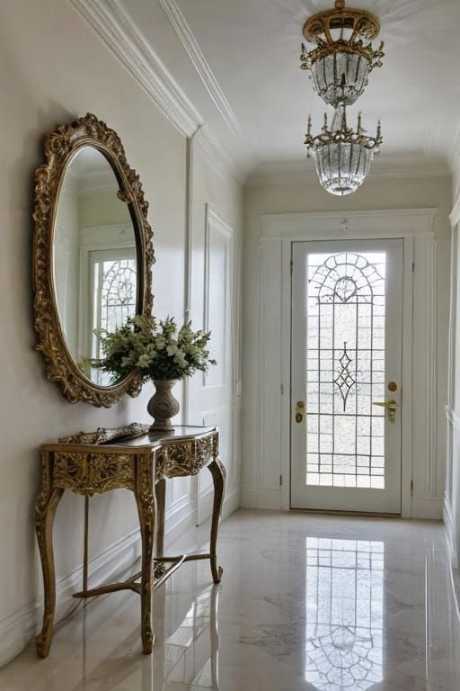 1. Elegant Entryway Mirror