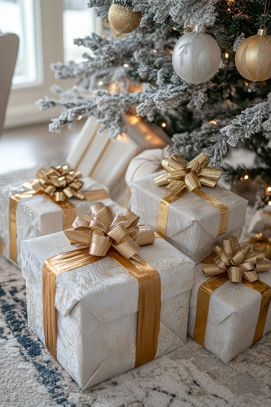12. Gradient Velvet Ribbon Gift Wrapping - photo 3