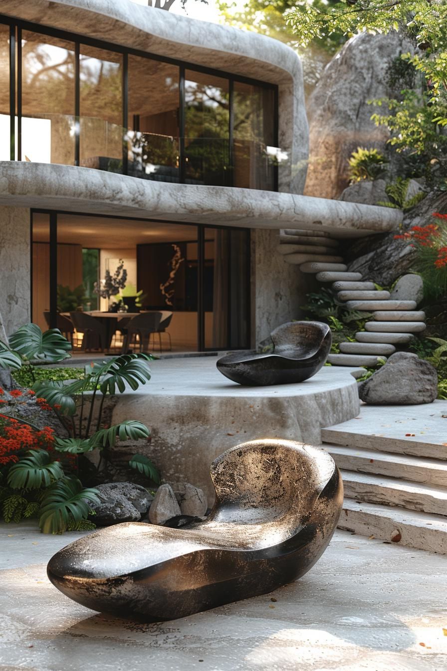 24. Modern Garden Design with Metal Accents - photo 3