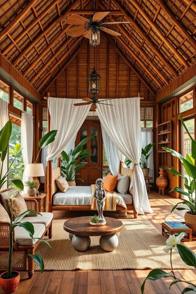 Balinese Style for Tropical Home Interiors