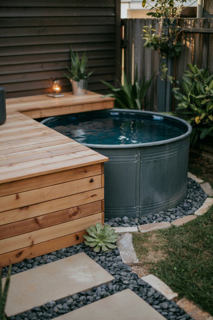 2. Budget-Friendly DIY Plunge Pool