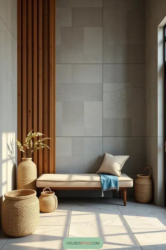 Using Texture Instead Of Color in Lobby Design