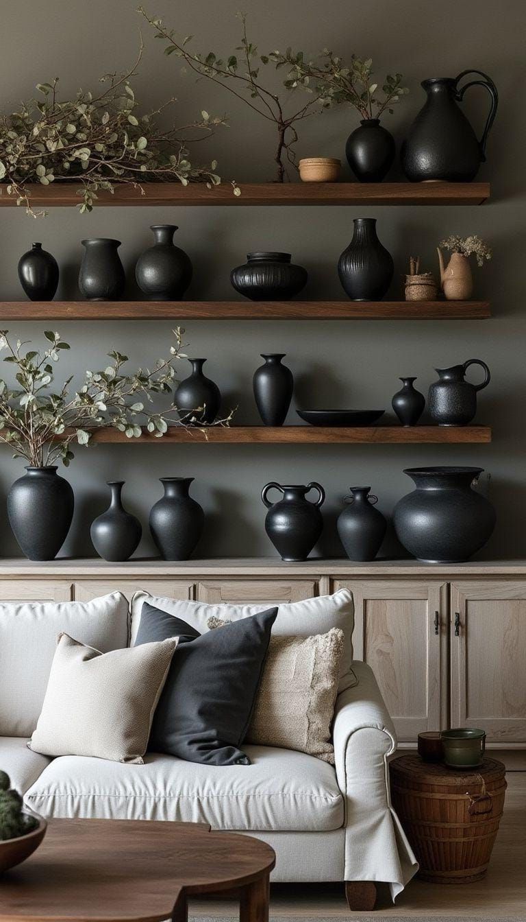 11. Farmhouse Shelf Styling Ideas