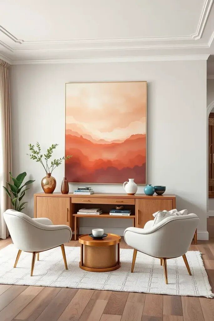 Ombre Dip-Dye Canvas Wall Art - photo 2