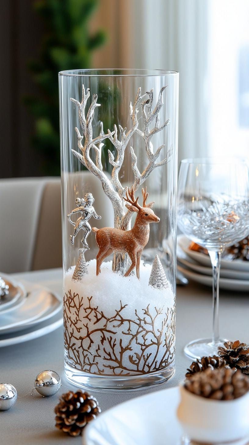 7. Etched Glass Hurricanes