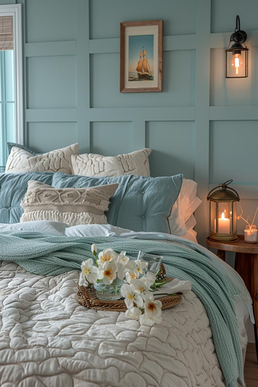 3. Vintage Nautical Bedside Lamps