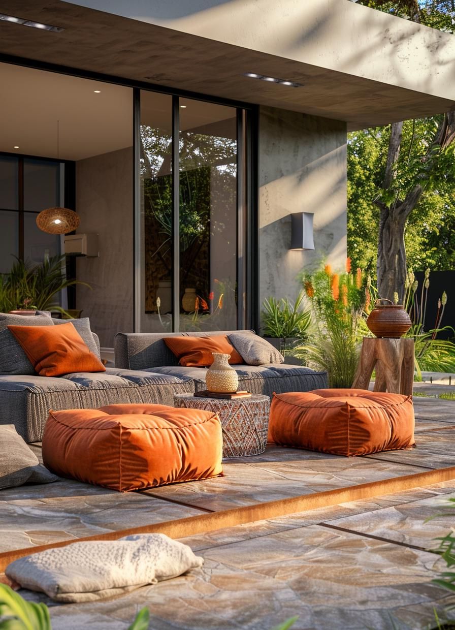 15. Outdoor Ottomans With Hidden Storage