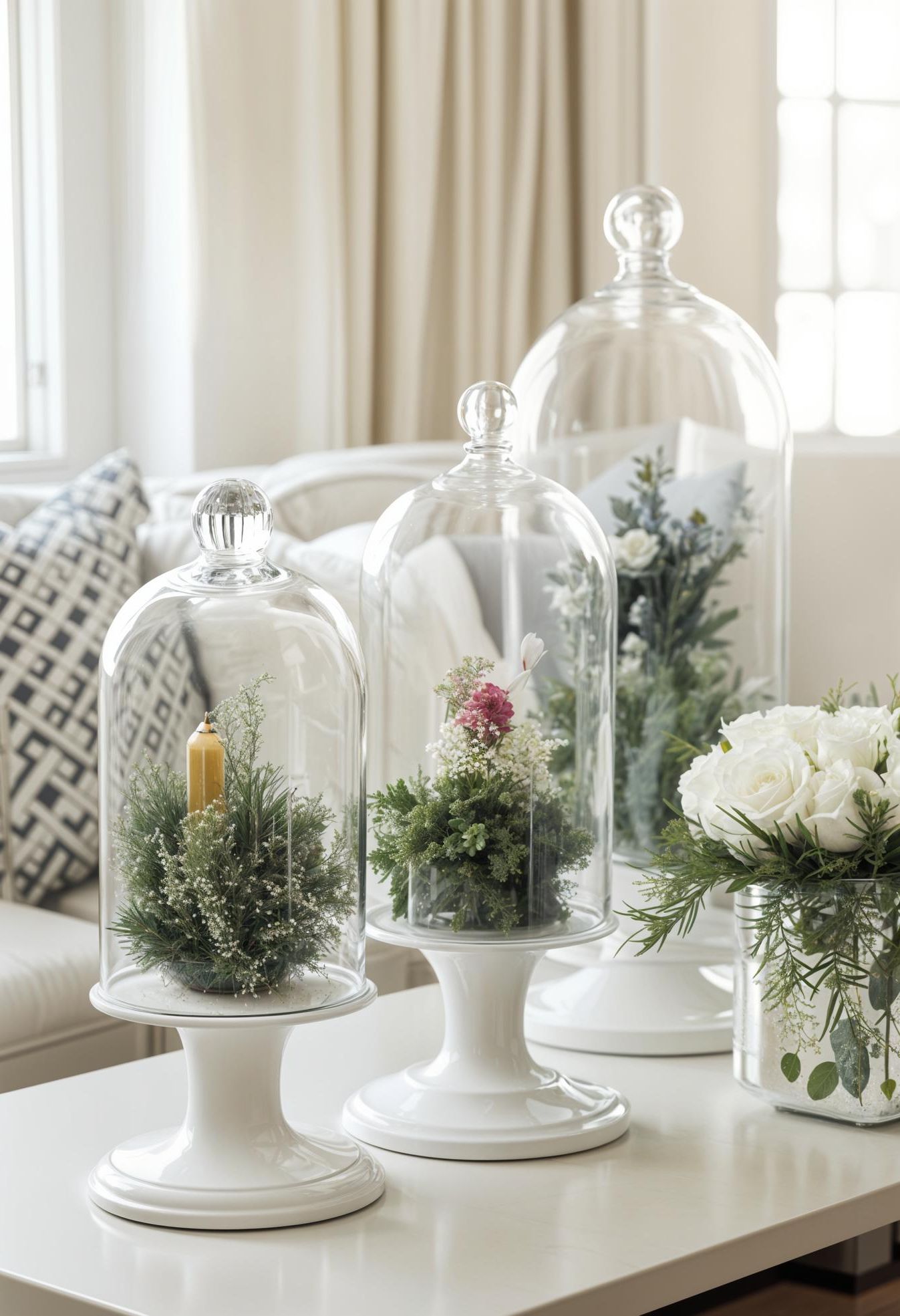 4. Elegant Glass Cloche Displays - photo 2
