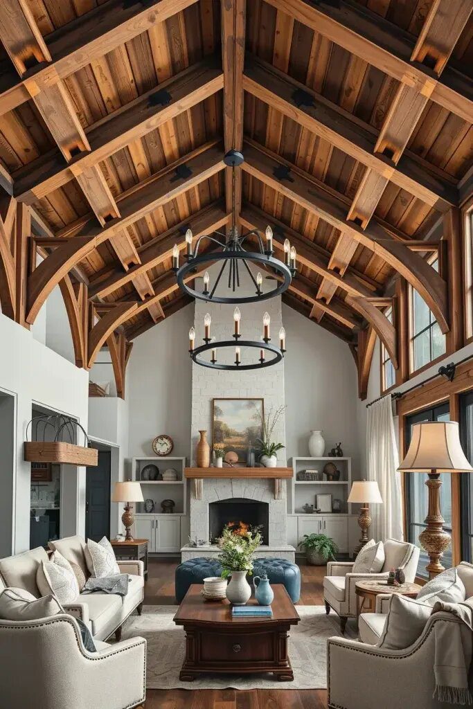 44. Choose Rustic Farmhouse Light Fixtures