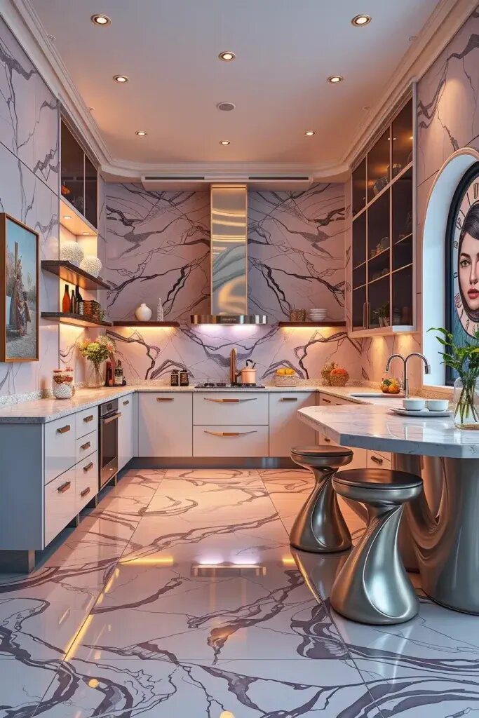 Surrealist Kitchens With Illusionistic Design Elements