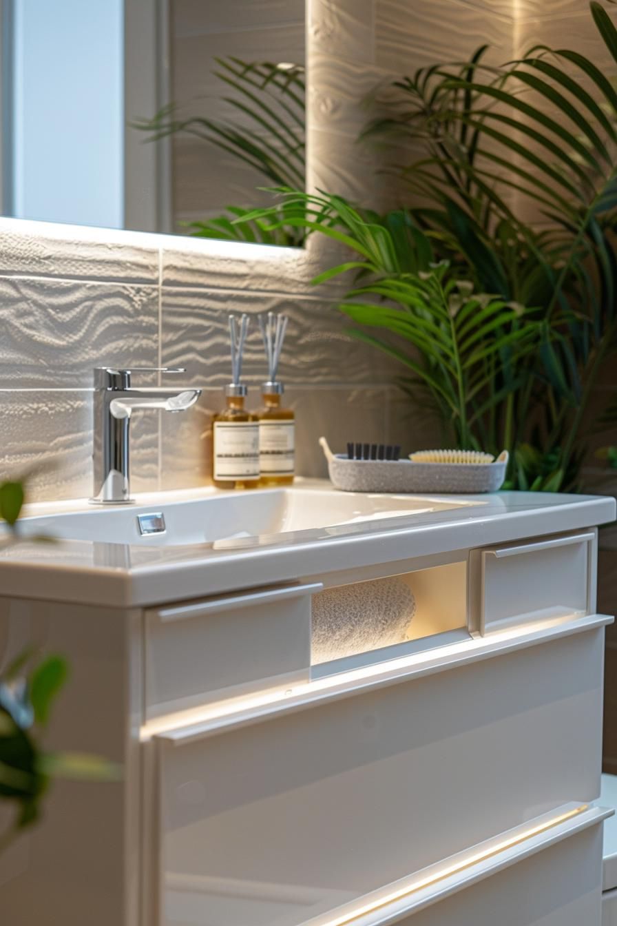 3. Modern Minimalist Bathroom Vanity Design - photo 2
