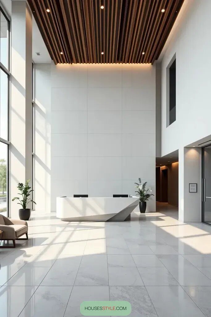 Reception Desks Designed with Minimalism in Mind