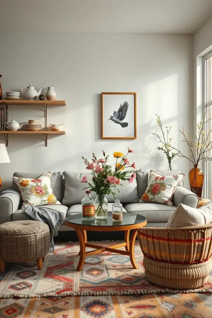 Seasonal Decor Tips for Vintage-Modern Living Rooms