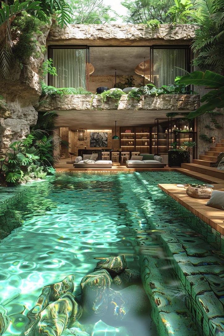 14. Built-In Underwater Seating Ideas
