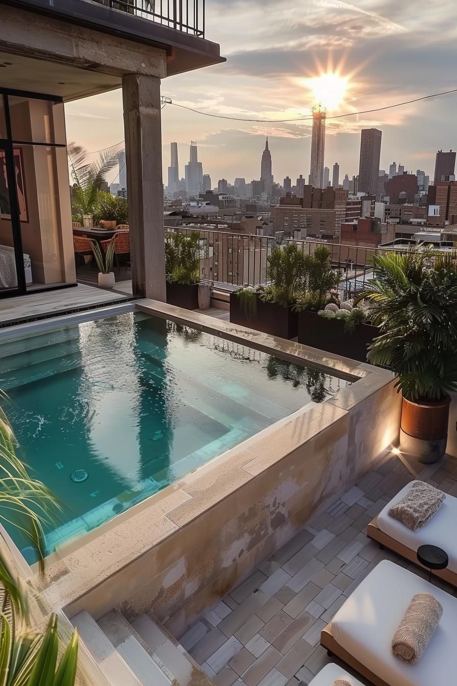 13. Rooftop Plunge Pool Inspiration - photo 3